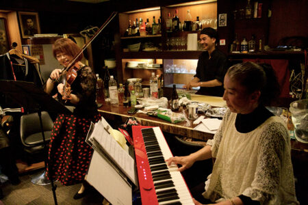 ピアノ&ヴァイオリンのライブ